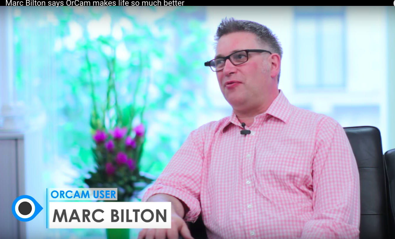Taking a Chance on Technology: Marc Bilton's Story - OrCam